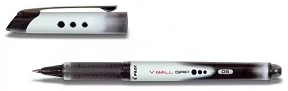 Pildspalva-rolleris V BALL GRIP melns 0.5mm