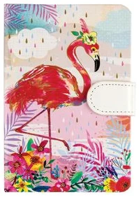 Notebook A6 ruled "Flamingo" 144sh.