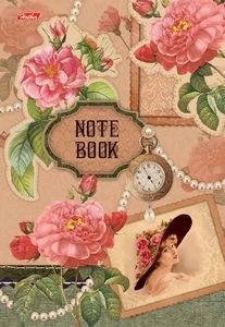 Notebook A5 80sh. hard cover "Romantic"