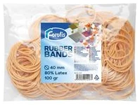 Gumijas naudai FOROFIS 100gr d.40mm (80% lateksa) dabiska krāsa