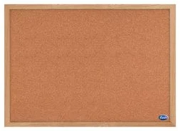 Cork board 45x60cm with wooden frame FOROFIS