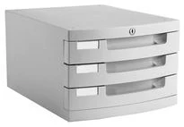 Plauktu komplekts FOROFIS ar 3 atvilknem 30x38x21cm