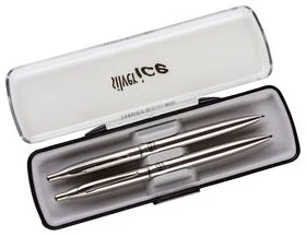 Комплект SILVER ICE: Механический карандаш НВ 0.5mm + шариковая ручка 0.7mm
