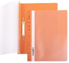 Clip file with perforation A4 0.14/0.18mm orange