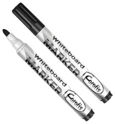 Whiteboard marker black bullet tip FOROFIS