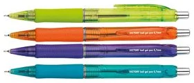 Automatic ball pen VICTORY oil based  ink blue 0.7mm