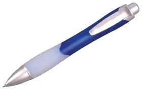 Рекламная автоматическая шариковая ручка синяя 0.7mm