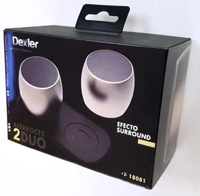 DEXLER bezvadu Bluetooth V4.2 + EDR skaļrunis 2 x 3W, melns