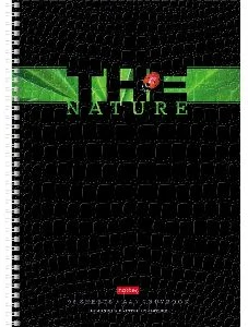 Notebook A4 squared 96sh. spiral bound "Nature"
