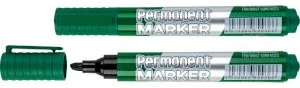 Permanent marker "Centrum" 1-5mm green chisel tip