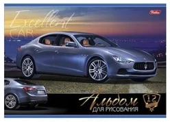 Zīmēšanas albums A4 12lp. " Exellent CAR" 120gr. ar skavu
