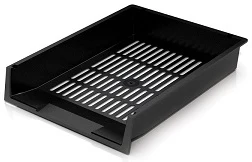 File tray plastic HATBER (black)