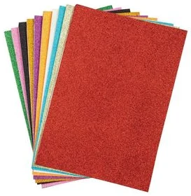 Pašlīmējošais aplikāciju komplekts ar spīguļiem EVA FOAM 10kr. A4