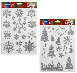 Dekoratīvas uzlīmes "Merry Christmas" 26.5x20cm