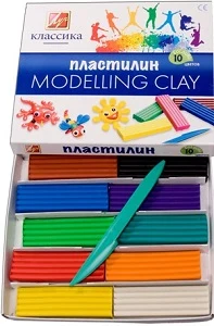 Modeling clay "Klasika Luch" 10col.