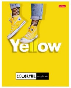 Klade rūtiņu 96lp. "YELLOW"