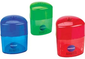 Zīmuļu asināmais plastmasas, ar savācēju