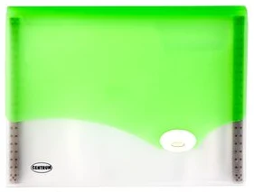 Mape ar 6 nodalījumiem A4 0.45/0135mm ar slēdzi asorti