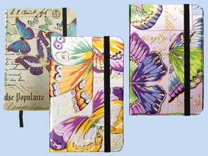 Notebook B6 100sh hardcover, with elastic METALLIC