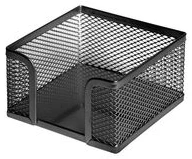 Metāla paliktnis papīra blokam FOROFIS 9.7x9.7cm (metāla siets, melns)
