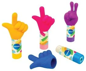 Zīmuļu asināmais plastmasas, ar savācēju, ar dzēšgumiju ''Roka" 125x40x40mm