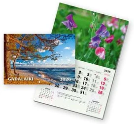 Sienas parliekamais kalendārs "Gadalaiki"