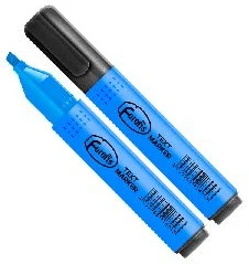 Text marker blue chisel tip 1-4mm FOROFIS