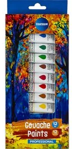 Гуашь 12цв.x12ml (в тюбиках)