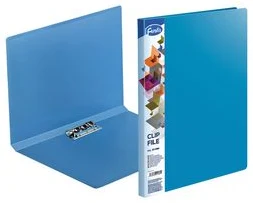 Clip file A4*20mm 0.60mm Clip B FOROFIS w/inner pocket (blue) PP