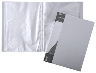 Mape ar 100 kabatām A4*4cm 0.8mm pelēka