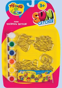 Izkrāso vitrāžas "Jaungads" 4gb 7x10cm (6kr., otiņa)