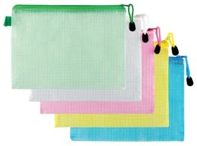 Zipper bag A5 (23.3x17cm) 0.25mm assorted