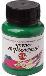 Akrila krāsa OLKI 100ml smaragda