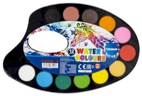 Water colours paints "Art" 12col.x30mm