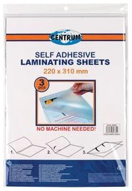 Self-adhesive sheets 22x31cm, 3pcs.