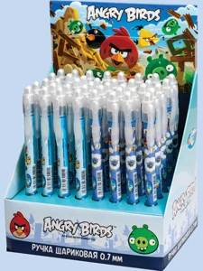 Lodīšu pildspalva "Angry Birds" zila 0.7mm