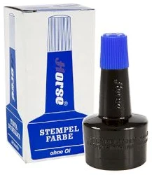 Zīmogu krāsa 30ml zila HORSE