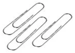 Paper clips 50mm FOROFIS nickel round waved 100pcs /paper box