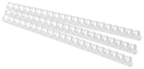 Spirāles plastmasas 16mm 145lp. FOROFIS 100gab. baltas