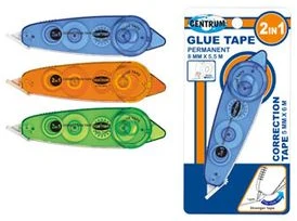 2 IN1 Korektors-lenta 5mm x 6m & Līme-lenta 8mm x 5.5m