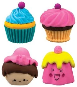 Dzēšgumija "Cupcakes" 50x20x20mm