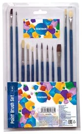 Paint brushes set of 12pcs super mix