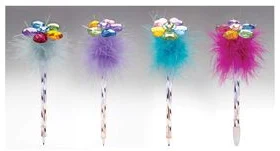 Шариковая ручка CRYSTAL FLOWER синяя 0.7mm