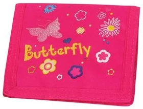 Wallet "Butterfly" 21x12cm (polyester)