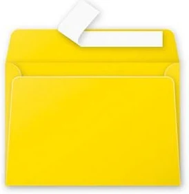 Aploksnes C6 114x162 (10gb.) tumši dzeltenas