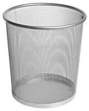 Wastepaper basket Iron Mesh FOROFIS (silver) 26 x 30 cm, 16l