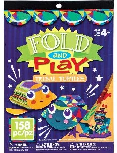 Sticker aktivity book "Fold and Play" 17.4x24.2cm