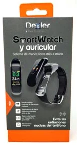 DEXLER SmartWatch - kõrvaklappidega Bluetooth-peakomplekt, 10m, käed vabad süsteemid