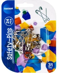Angļu saspraudes 31mm 24gb