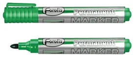 Permanent marker green bullet tip FOROFIS